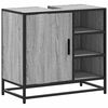 vidaXL Ba&eth;herbergisvasksk&aacute;pur Gr&aacute;r Sonoma 65x33x60 cm Hanna&eth;ur vi&eth;ur