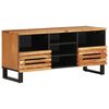vidaXL Sj&oacute;nvarpssk&aacute;pur 100x34x46 cm Gegnheill Akas&iacute;uvi&eth;ur