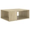 vidaXL S&oacute;fabor&eth; Sonoma Eik 90x67x33 cm Samsettur Vi&eth;ur