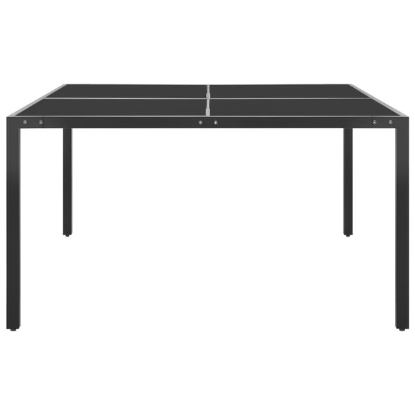 vidaXL 9 Hluta Útiborðstofusett Stál