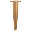 vidaXL Stendur f&aelig;tur 2 pcs gold 98 x 40 mm J&aacute;rn