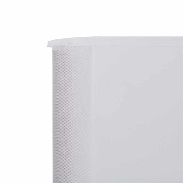 vidaXL 9-Eininga Skjólveggsdúkur 1200x160 cm Sandhvítur