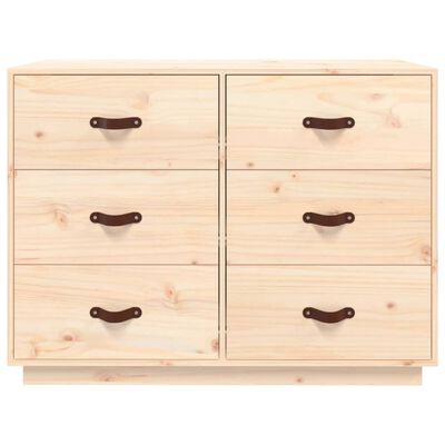 vidaXL skenkur 100x40x75 cm Solid Wood Furu