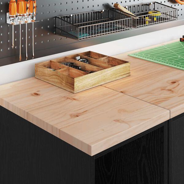 vidaXL B&iacute;lsk&uacute;rsgeymslusk&aacute;pur Svartur 30x51x85 cm Gegnheil Fura