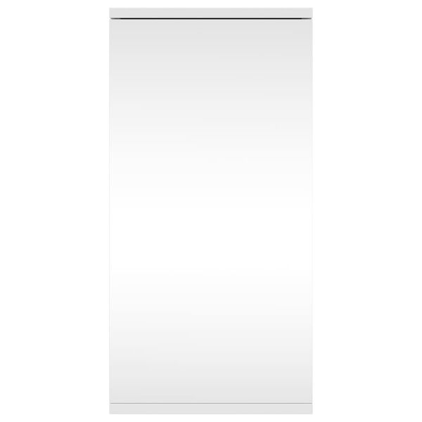 vidaXL Horn Baðherbergisskápur með Spegli Hvítur 30x24x60 cm