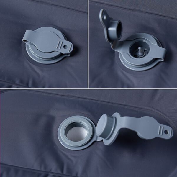 vidaXL Uppbl&aacute;sanleg &Uacute;tilegud&yacute;na me&eth; P&uacute;&eth;a f. 1 manneskju Gr&aacute;r