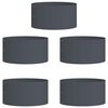 vidaXL Pottahringur 5 pcs Antras&iacute;t 40 x 40 x 20 cm Kalt ofi&eth; st&aacute;l