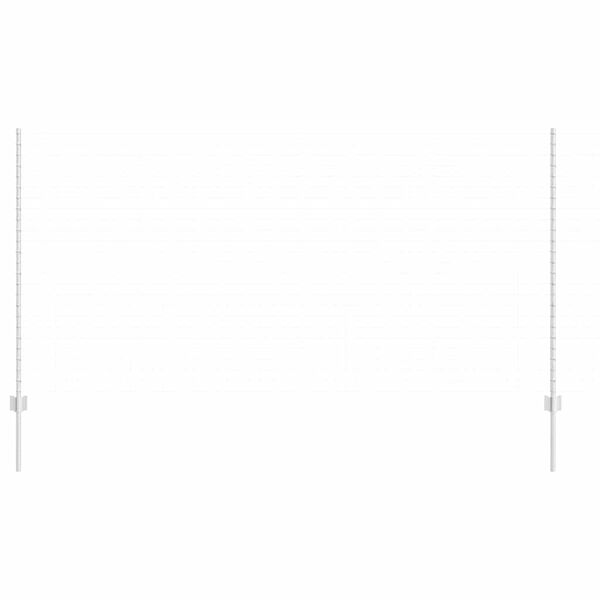 vidaXL Gir&eth;ingarp&oacute;stur 5 pcs Silfur 140 cm St&aacute;l