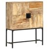 vidaXL Skenkur 80x30x100 cm Gegnheill Mang&oacute;vi&eth;ur