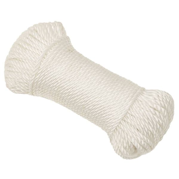 vidaXL B&aacute;tareipi Hv&iacute;tt 8 mm 100 m P&oacute;l&yacute;pr&oacute;p&yacute;len