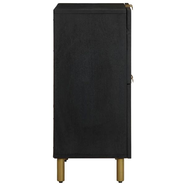 vidaXL Skenkur Svartur 60x33x75 cm Samsettur Vi&eth;ur