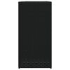 vidaXL Gr&oacute;&eth;urker Svart 2 stk 40x40x80 cm P&oacute;l&yacute;rattan
