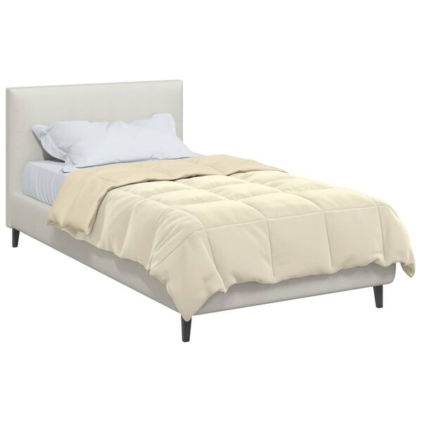 vidaXL Full &aacute;rs d&yacute;na S&iacute;&eth;la&eth; Rj&oacute;malitur 140 x 220 cm M&iacute;kr&oacute;f&iacute;ber