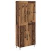 vidaXL H&aacute;bor&eth; Gamall vi&eth;ur 69,5 x 34 x 180 cm Samsettur vi&eth;ur