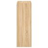 vidaXL Sj&oacute;nvarpsveggsk&aacute;pur Sonoma Eik 40,5x30x90 cm Samsettur vi&eth;ur