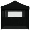 vidaXL Samfellanlegt Veislutjald Pop-Up með 4 Hliðum Svartur