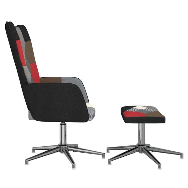 vidaXL Sl&ouml;kunarst&oacute;ll me&eth; F&oacute;tskemli B&uacute;tasaumur Tau&aacute;kl&aelig;&eth;i