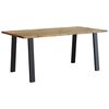 vidaXL Bor&eth;stofubor&eth; 150x90x75 cm Gegnheill Akas&iacute;uvi&eth;ur