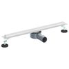 vidaXL 360&deg; &THORN;vottalei&eth;ari me&eth; grannri ger&eth; Silfur 60 cm