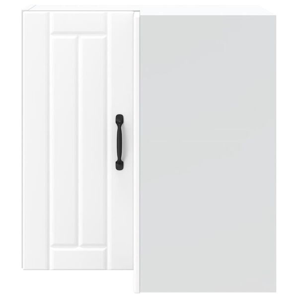 vidaXL Eldh&uacute;svegghornsk&aacute;pur Lucca Hv&iacute;tur Samsettur Vi&eth;ur