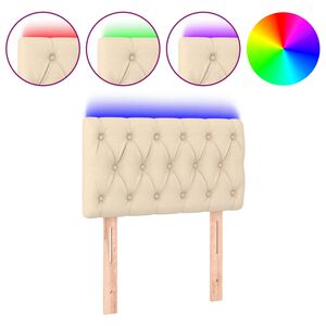 vidaXL LED H&ouml;f&eth;agafl Rj&oacute;mahv&iacute;tur 80x7x78/88 cm Efni