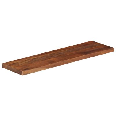 vidaXL Borðplata 100x20x2,5 cm Rétthyrnd Gegnheil Mangóviður