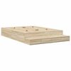 vidaXL R&uacute;mgrind me&eth; geymslur&yacute;mi Sonoma Eik 140 cm Samsettur vi&eth;ur