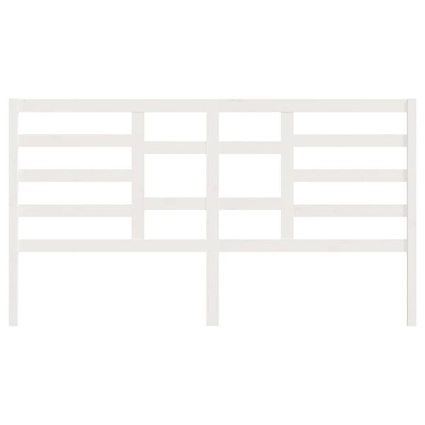 vidaXL H&ouml;f&eth;agafl fyrir R&uacute;m Hv&iacute;tur 206x4x104 cm Gegnheil Fura