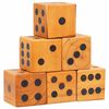vidaXL Giant Yard Teningarsett 6 stk Gegnheil Fura