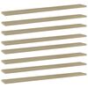 805289 vidaXL Bookshelf Boards 8 pcs Sonoma Oak 80x10x1,5 cm Chipboard