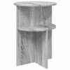 vidaXL Hli&eth;arbor&eth; me&eth; geymslu Gr&aacute;r Sonoma eikarlitur &Oslash; 39,5 x 55 cm