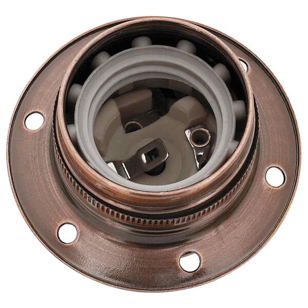 vidaXL lampahaldarar 2 stk Red Bronze E27