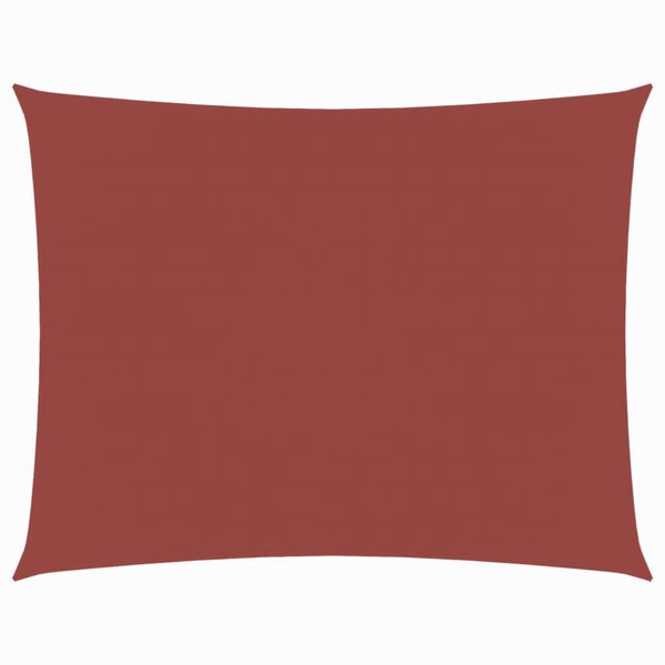 vidaXL S&oacute;lskyggni S&oacute;lsegl Oxfordd&uacute;kur R&eacute;tthyrnt 2,5x4 m Leirbr&uacute;nt