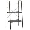 vidaXL 3 h&aelig;&eth;a Standhilla Sv&ouml;rt 56x35x108 cm
