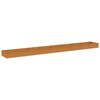 vidaXL Upph&aelig;kka&eth; Gar&eth;ker 770x100x36 cm Corten St&aacute;l