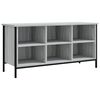 vidaXL Sk&oacute;sk&aacute;pur Gr&aacute;tt Sonoma 100x35x50 cm Samsettur Vi&eth;ur