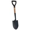 vidaXL Sk&oacute;fla Svartur 68,5 cm Kraftur h&uacute;&eth;a&eth;ur st&aacute;li og solid vi&eth;ur