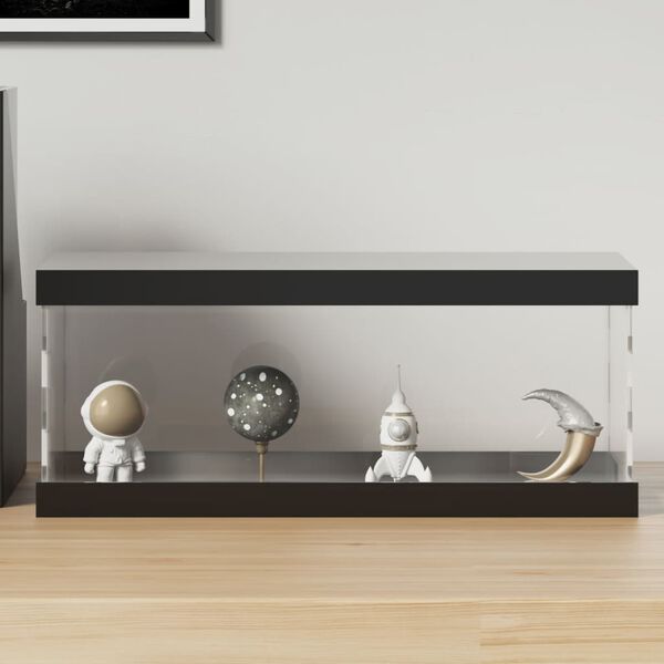 vidaXL Sýningarkassi Gegnsætt 34x16x14 cm Akrýl