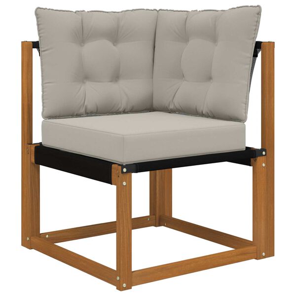 vidaXL Utandyriss&oacute;fap&uacute;&eth;i 3 pcs Gr&aacute;r P&oacute;l&yacute;ester