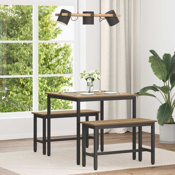 vidaXL Bor&eth;stofubor&eth; M&aacute;lmur