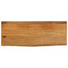 vidaXL Bor&eth;plata me&eth; N&aacute;tt&uacute;rulegum Br&uacute;num 80x30x3,8 cm Mang&oacute;vi&eth;ur