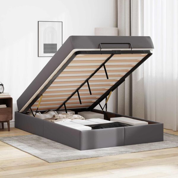 vidaXL R&uacute;mgrind me&eth; d&yacute;nu me&eth; d&yacute;nu 2 pcs Gr&aacute;r PVC