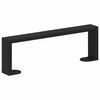 vidaXL F&aelig;tur fyrir h&uacute;sg&ouml;gn 12 pcs Svartur 311 x 40,5 x 100 mm J&aacute;rn