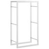 vidaXL Eldivi&eth;argrind 50x28x94 cm Ry&eth;fr&iacute;tt st&aacute;l