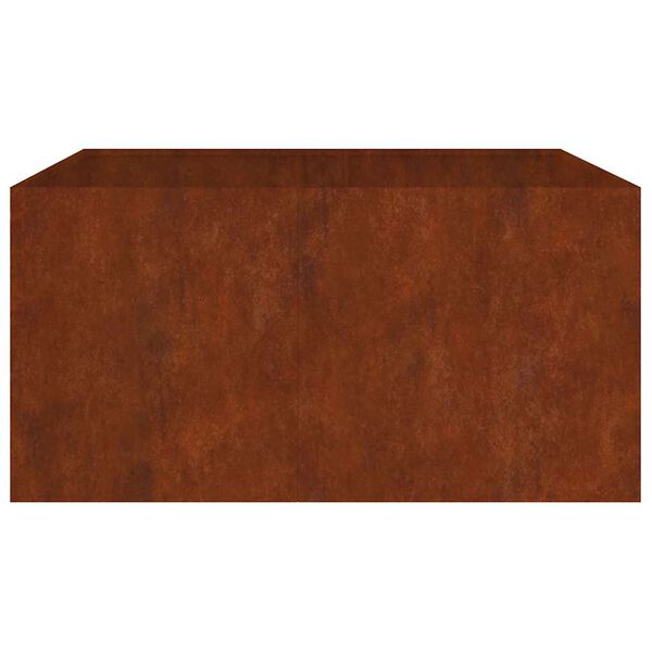 vidaXL Gr&oacute;&eth;urker 80x80x40 cm Corten St&aacute;l