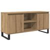 vidaXL Sj&oacute;nvarpssk&aacute;pur Artisan Eik 104 x 35 x 50 cm Samsettur vi&eth;ur