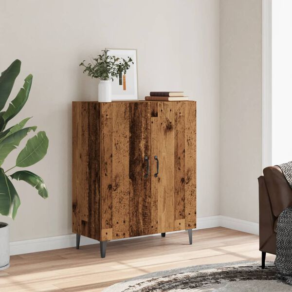 vidaXL skenkur Old Wood 70x34x90 cm Engineered Wood