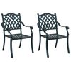 vidaXL Gar&eth;st&oacute;ll 2 pcs Gr&aelig;nn 56 x 55 x 92.5 cm &Aacute;l