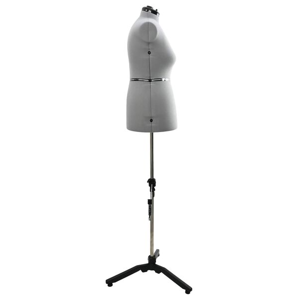 vidaXL A&eth;l&ouml;gunarh&aelig;f kj&oacute;l forma kvenna Gr&aacute;r l Flauel