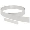 vidaXL Gar&eth;ja&eth;ar Silfur 450 x 0,05 x 10 cm Ry&eth;fr&iacute;tt St&aacute;l
